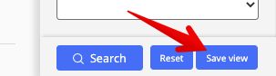 Save view button in advanced search