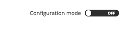 Configuration toggle