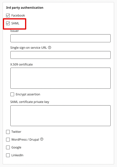 Award Force SAML