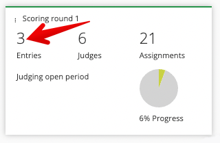 Number of entries