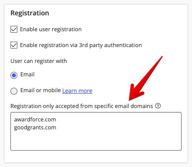 Registration only acccepted from specific email domains.png