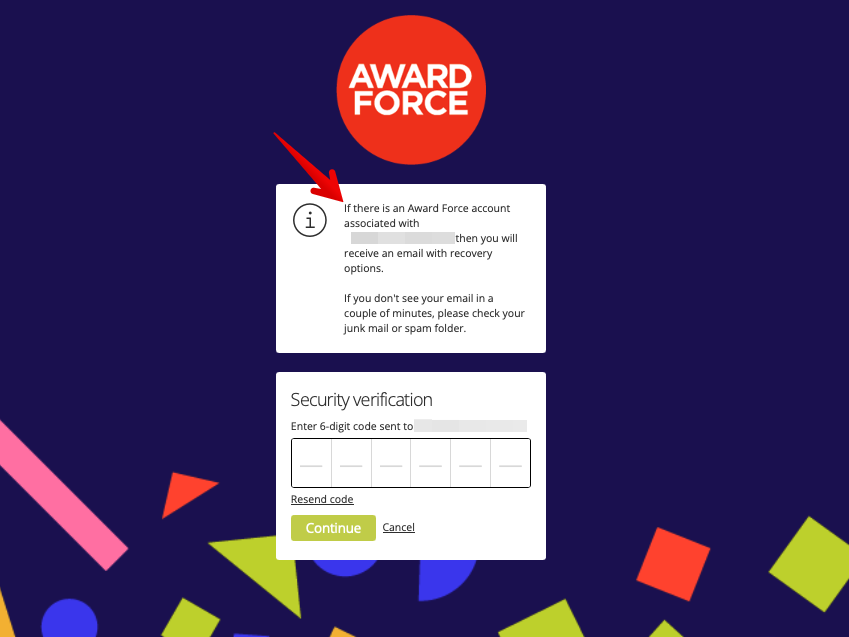 If there is an Award Force account associated with :login.png