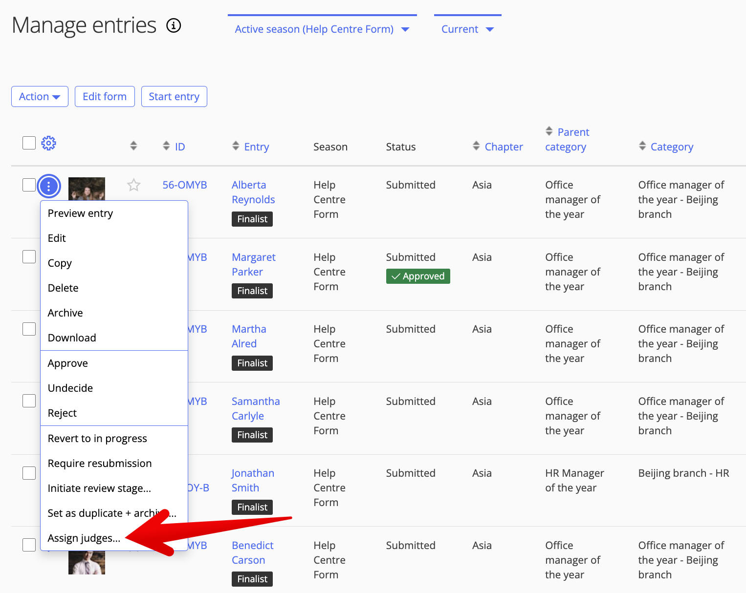 Assign judges in Action drop-down.png